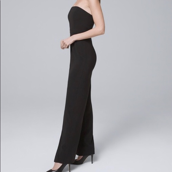 White House Black Market Other - 🌴White House Black Market Strapless Jumpsuit